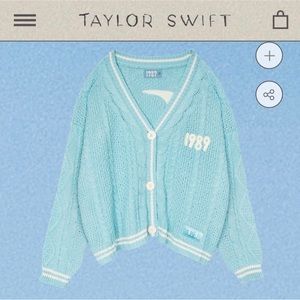 1989 TAYLOR’S VERSION Cardigan, NEW, MEDIUM/LARGE in Bag NWT